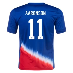Aaronson #11 USA Fotballdrakter Copa America 2024 Bortedrakt Mann