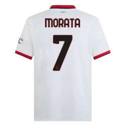 AC Milan Fotballdrakter 2024-25 Alvaro Morata #7 Bortedrakt Mann