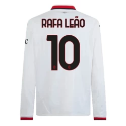 AC Milan Fotballdrakter 2024-25 Rafa Leao #10 Bortedrakt Mann Langermet