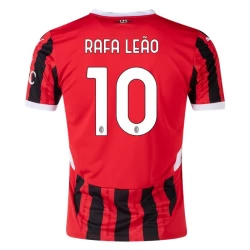 AC Milan Rafa Leao #10 Fotballdrakter 2024-25 Hjemmedrakt Mann