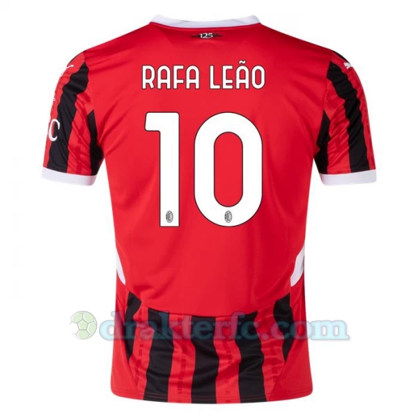 AC Milan Rafa Leao #10 Fotballdrakter 2024-25 Hjemmedrakt Mann