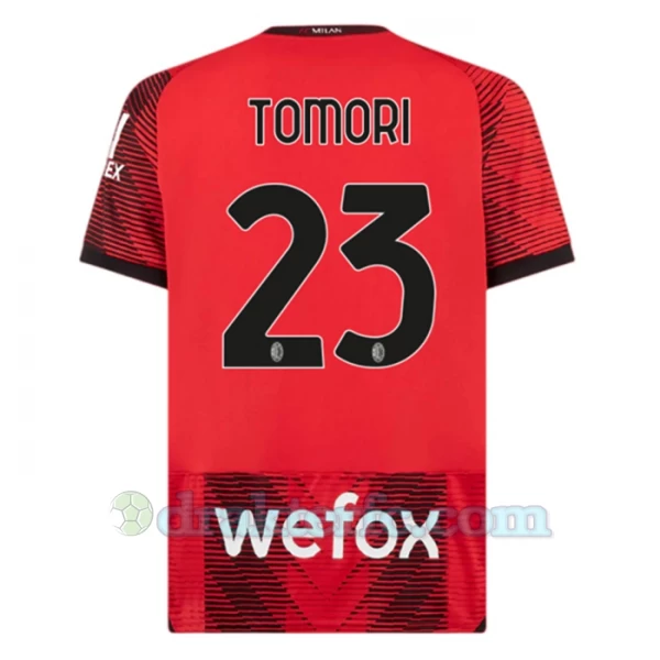 AC Milan Tomori #23 Fotballdrakter 2023-24 Hjemmedrakt Mann