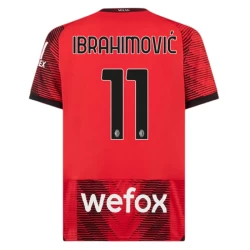 AC Milan Zlatan Ibrahimović #11 Fotballdrakter 2023-24 Hjemmedrakt Mann