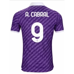 ACF Fiorentina A. Cabral #9 Fotballdrakter 2023-24 Hjemmedrakt Mann