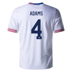 Adams #4 USA Fotballdrakter Copa America 2024 Hjemmedrakt Mann