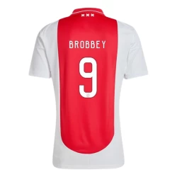 AFC Ajax Amsterdam Brobbey #9 Fotballdrakter 2024-25 Hjemmedrakt Mann