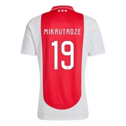 AFC Ajax Amsterdam Georges Mikautadze #19 Fotballdrakter 2024-25 Hjemmedrakt Mann