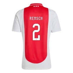 AFC Ajax Amsterdam Rensch #2 Fotballdrakter 2024-25 Hjemmedrakt Mann