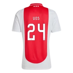 AFC Ajax Amsterdam Vos #24 Fotballdrakter 2024-25 Hjemmedrakt Mann