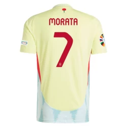 Alvaro Morata #7 Spania Fotballdrakter EM 2024 Bortedrakt Mann