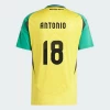 Antonio #18 Jamaica Fotballdrakter Copa America 2024 Hjemmedrakt Mann