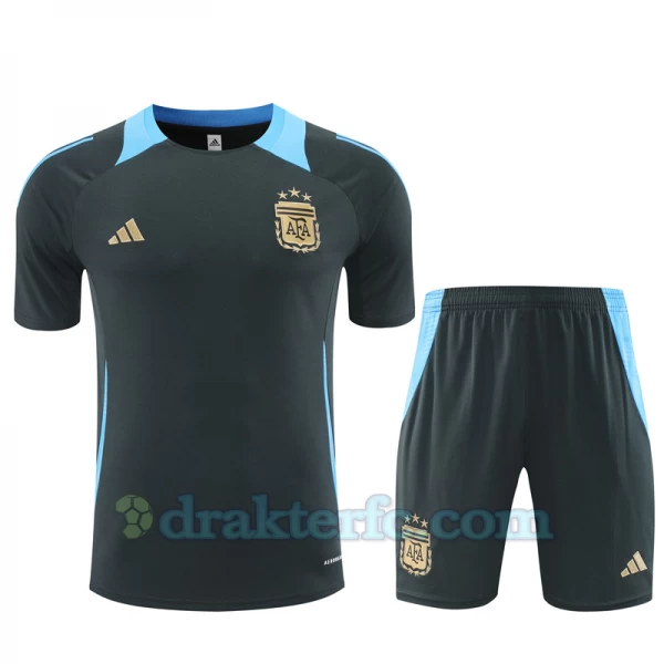Argentina Trenings T-skjorte Sett 2024-25 Dark Grå
