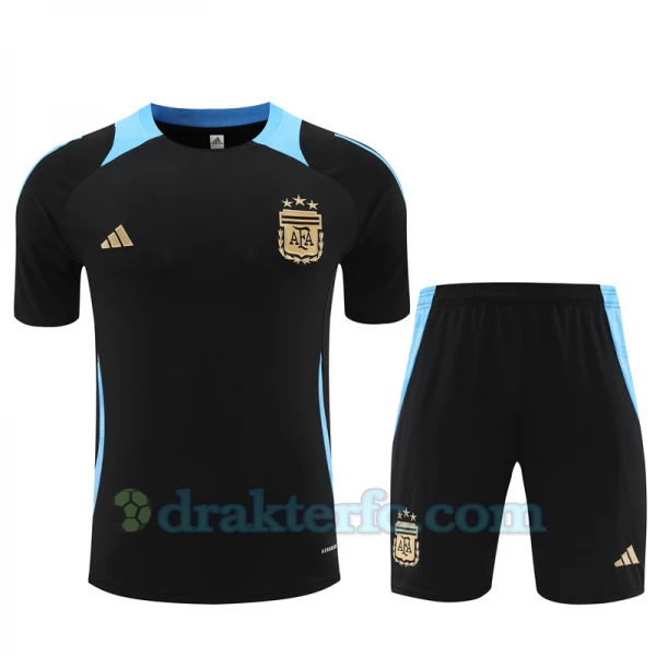 Argentina Trenings T-skjorte Sett 2024-25 Svart