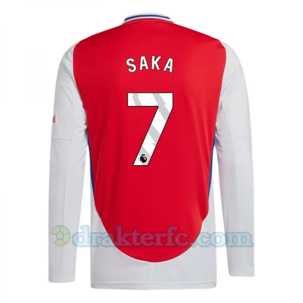 Arsenal FC Bukayo Saka #7 Fotballdrakter 2024-25 Hjemmedrakt Mann Langermet
