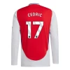 Arsenal FC Cedric #17 Fotballdrakter 2024-25 Hjemmedrakt Mann Langermet