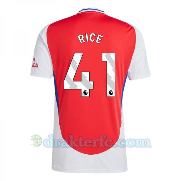 Arsenal FC Declan Rice #41 Fotballdrakter 2024-25 Hjemmedrakt Mann