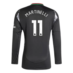 Arsenal FC Fotballdrakter 2024-25 Gabriel Martinelli #11 Bortedrakt Mann Langermet
