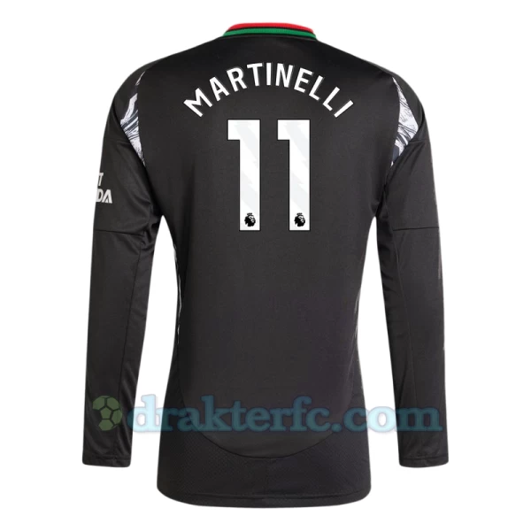 Arsenal FC Fotballdrakter 2024-25 Gabriel Martinelli #11 Bortedrakt Mann Langermet