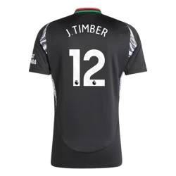 Arsenal FC Fotballdrakter 2024-25 J.Timber #12 Bortedrakt Mann