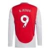 Arsenal FC G. Jesus #9 Fotballdrakter 2024-25 Hjemmedrakt Mann Langermet
