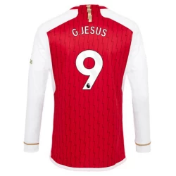 Arsenal FC Gabriel Jesus #9 Fotballdrakter 2023-24 Hjemmedrakt Mann Langermet