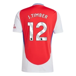 Arsenal FC J. Timber #12 Fotballdrakter 2024-25 Hjemmedrakt Mann