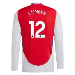 Arsenal FC J. Timber #12 Fotballdrakter 2024-25 Hjemmedrakt Mann Langermet