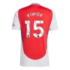 Arsenal FC Kiwior #15 Fotballdrakter 2024-25 Hjemmedrakt Mann