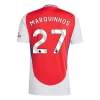 Arsenal FC Marquinhos #27 Fotballdrakter 2024-25 Hjemmedrakt Mann