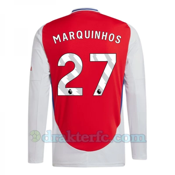 Arsenal FC Marquinhos #27 Fotballdrakter 2024-25 Hjemmedrakt Mann Langermet