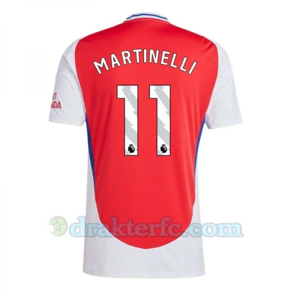 Arsenal FC Martinelli #11 Fotballdrakter 2024-25 Hjemmedrakt Mann