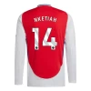 Arsenal FC Nketiah #14 Fotballdrakter 2024-25 Hjemmedrakt Mann Langermet