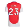 Arsenal FC Sambi #23 Fotballdrakter 2024-25 Hjemmedrakt Mann
