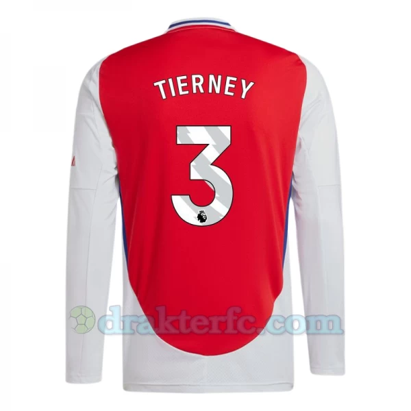 Arsenal FC Tierney #3 Fotballdrakter 2024-25 Hjemmedrakt Mann Langermet