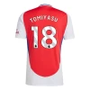 Arsenal FC Tomiyasu #18 Fotballdrakter 2024-25 Hjemmedrakt Mann