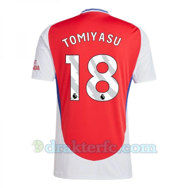 Arsenal FC Tomiyasu #18 Fotballdrakter 2024-25 Hjemmedrakt Mann