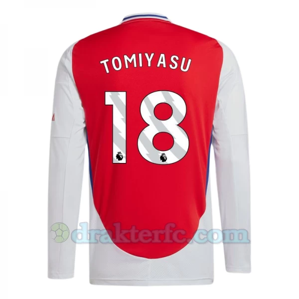 Arsenal FC Tomiyasu #18 Fotballdrakter 2024-25 Hjemmedrakt Mann Langermet