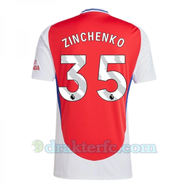 Arsenal FC Zinchenko #35 Fotballdrakter 2024-25 Hjemmedrakt Mann