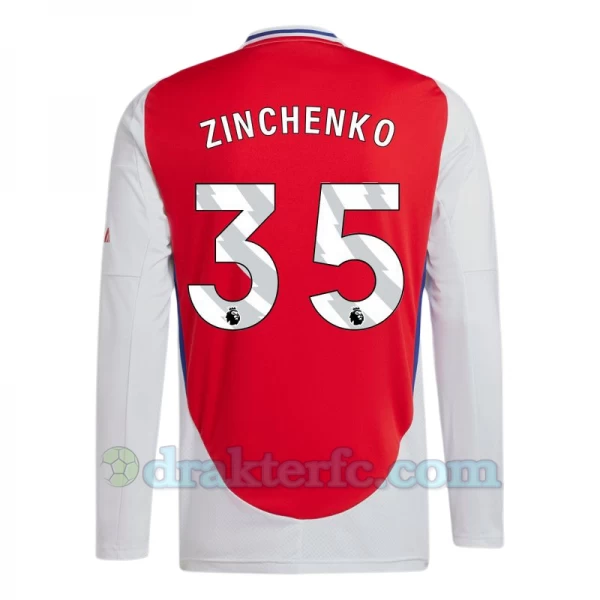 Arsenal FC Zinchenko #35 Fotballdrakter 2024-25 Hjemmedrakt Mann Langermet