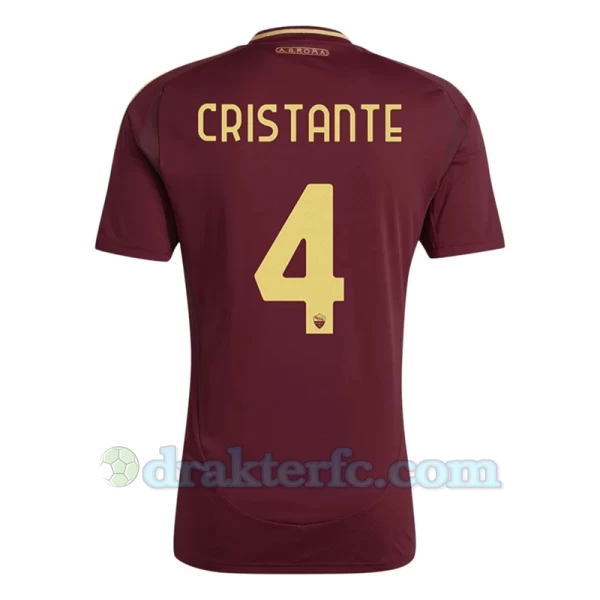 AS Roma Cristante #4 Fotballdrakter 2024-25 Hjemmedrakt Mann