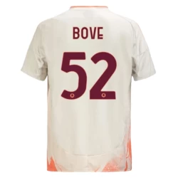 AS Roma Fotballdrakter 2024-25 Bove #52 Bortedrakt Mann