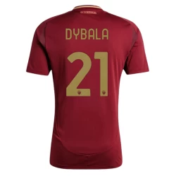 AS Roma Paulo Dybala #21 Fotballdrakter 2024-25 Hjemmedrakt Mann