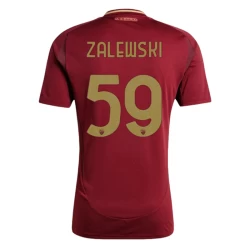 AS Roma Zalewski #59 Fotballdrakter 2024-25 Hjemmedrakt Mann