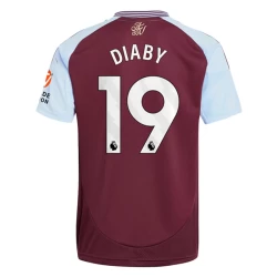 Aston Villa Diaby #19 Fotballdrakter 2024-25 Hjemmedrakt Mann