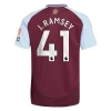 Aston Villa J. Ramsey #41 Fotballdrakter 2024-25 Hjemmedrakt Mann