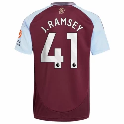 Aston Villa J. Ramsey #41 Fotballdrakter 2024-25 Hjemmedrakt Mann