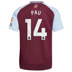 Aston Villa Pau #14 Fotballdrakter 2024-25 Hjemmedrakt Mann