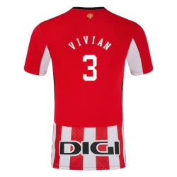 Athletic Club Bilbao Vivian #3 Fotballdrakter 2024-25 Hjemmedrakt Mann