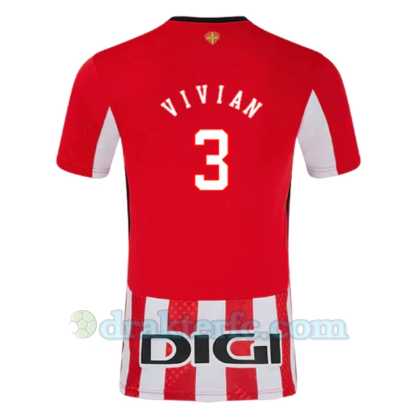 Athletic Club Bilbao Vivian #3 Fotballdrakter 2024-25 Hjemmedrakt Mann