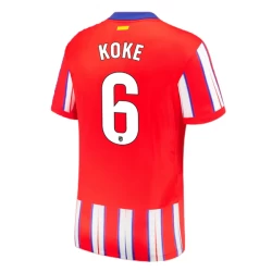 Atlético Madrid Koke #6 Fotballdrakter 2024-25 Hjemmedrakt Mann